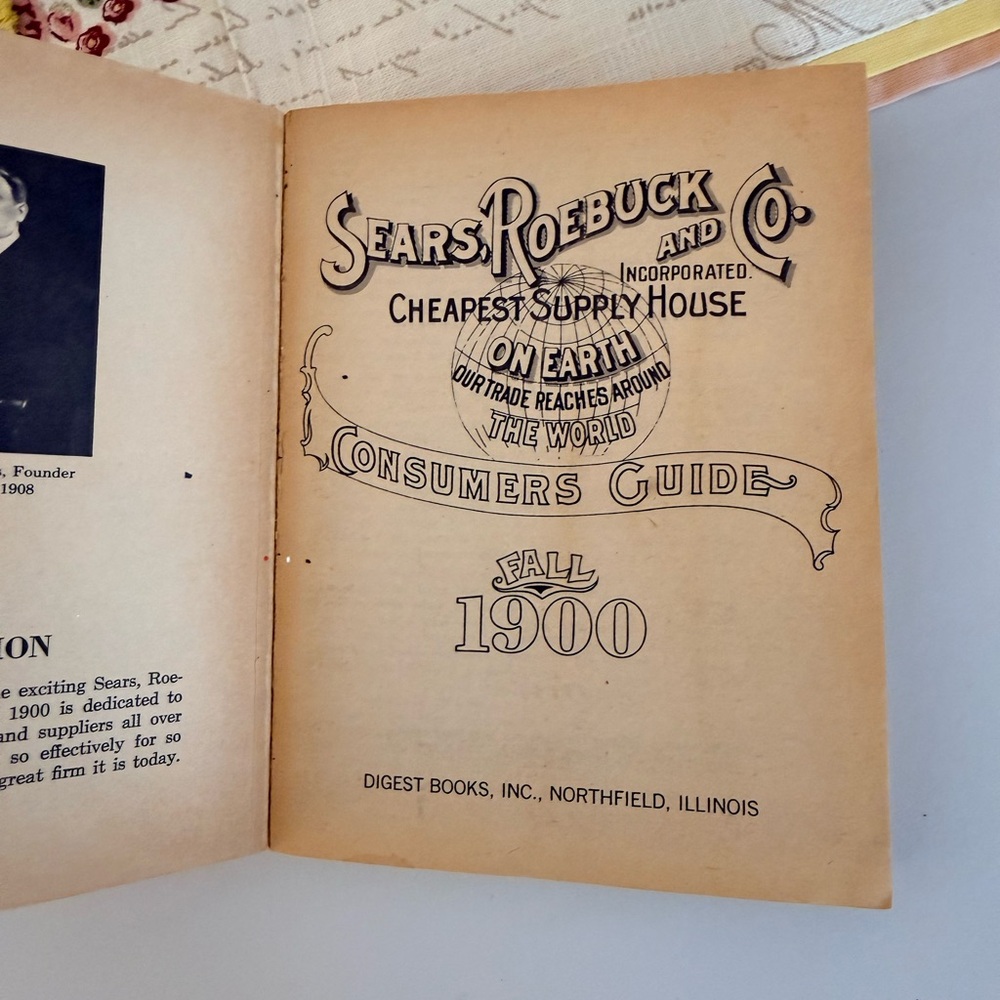 1970 VTG reprint of the Fall 1900 Sears, Roebuck and Co. Consumers Guide catalog - Picture 3 of 9